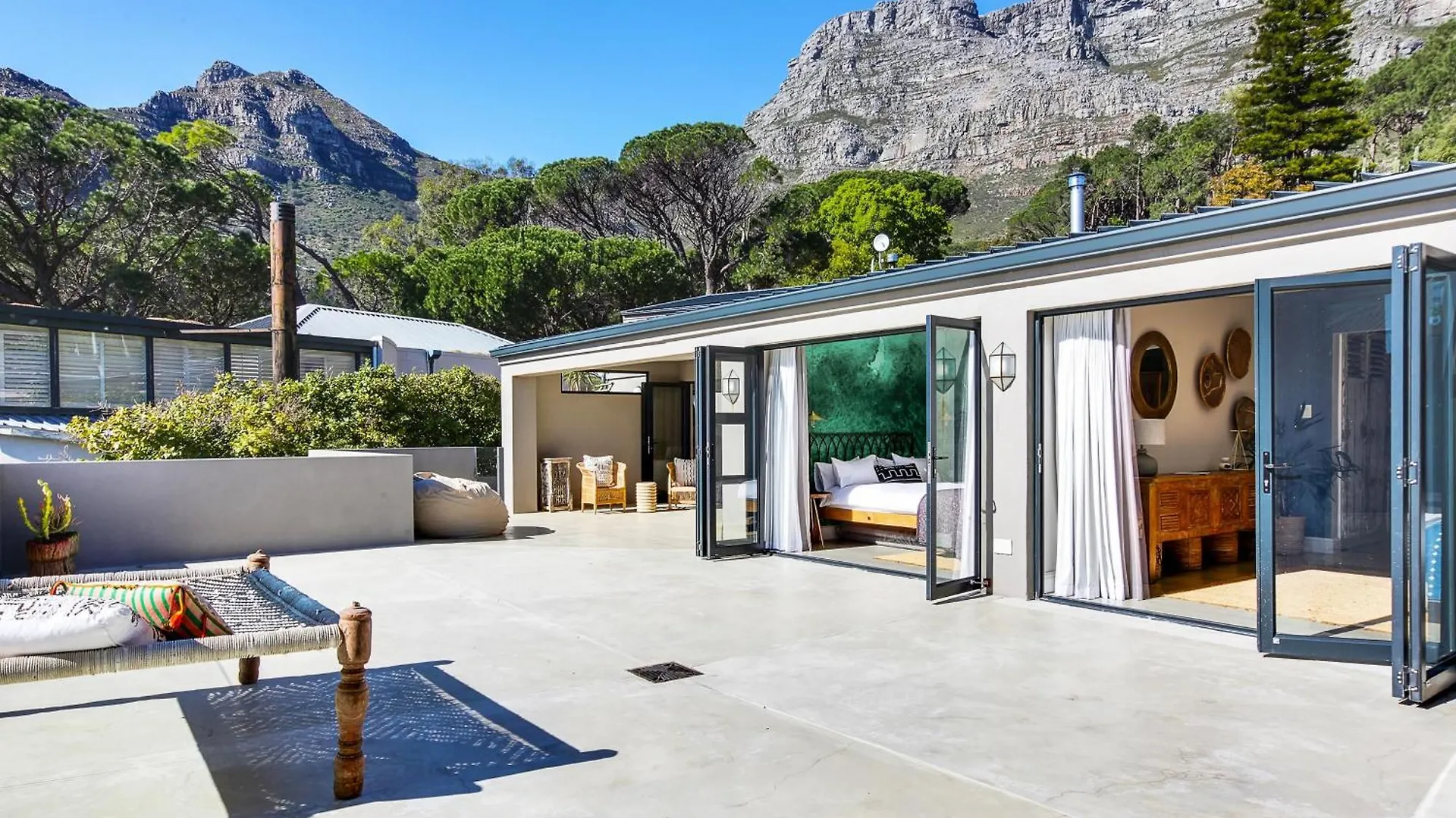 Solar-Powered Mountain Retreat With Natural Pool Cape Town Villa